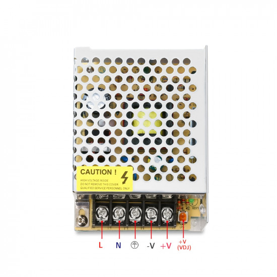 Alimentation de commutation pour adaptateur de bande Led, transformateur découpage 110 / 220V AC à 12V DC 8.5 A 102W